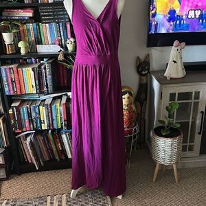 Lands end size Medium Tall Purple Maxi dress